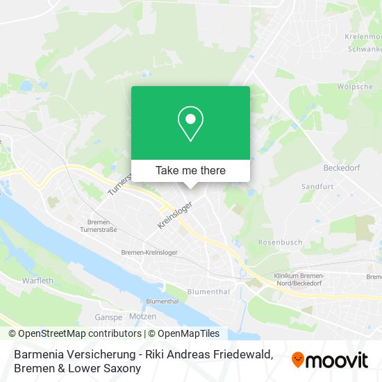 Barmenia Versicherung - Riki Andreas Friedewald map