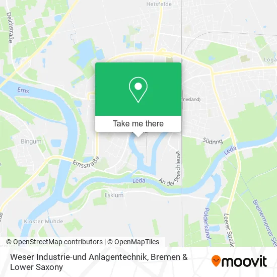 Карта Weser Industrie-und Anlagentechnik