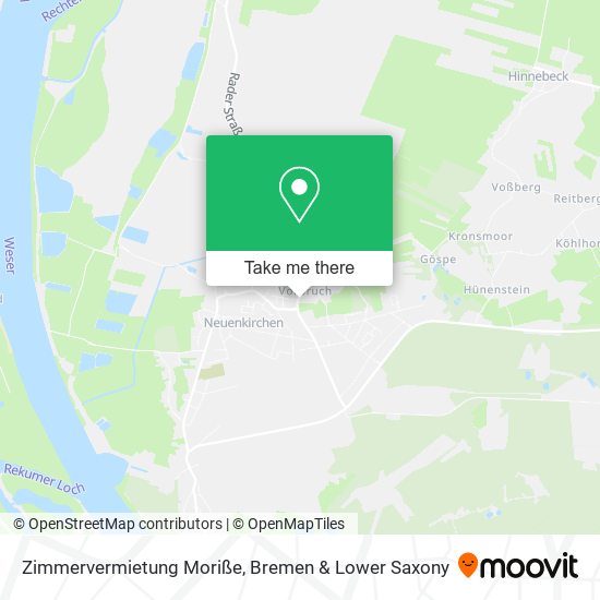 Zimmervermietung Moriße map