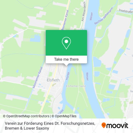 Verein zur Förderung Eines Dt. Forschungsnetzes map