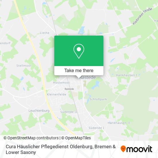 Cura Häuslicher Pflegedienst Oldenburg map