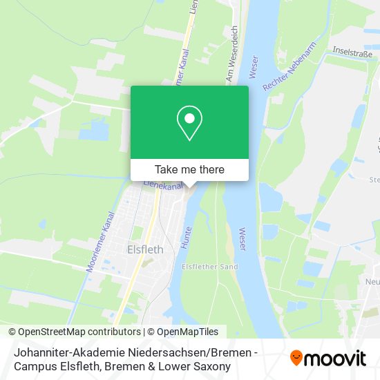 Johanniter-Akademie Niedersachsen / Bremen - Campus Elsfleth map