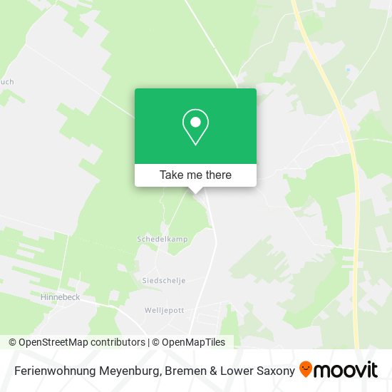 Ferienwohnung Meyenburg map