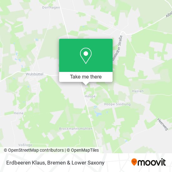 Erdbeeren Klaus map