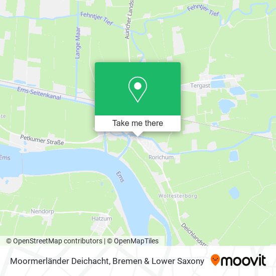 Moormerländer Deichacht map