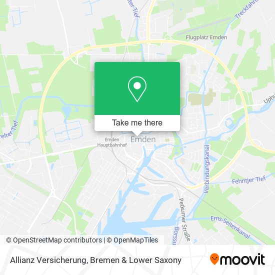 Allianz Versicherung map