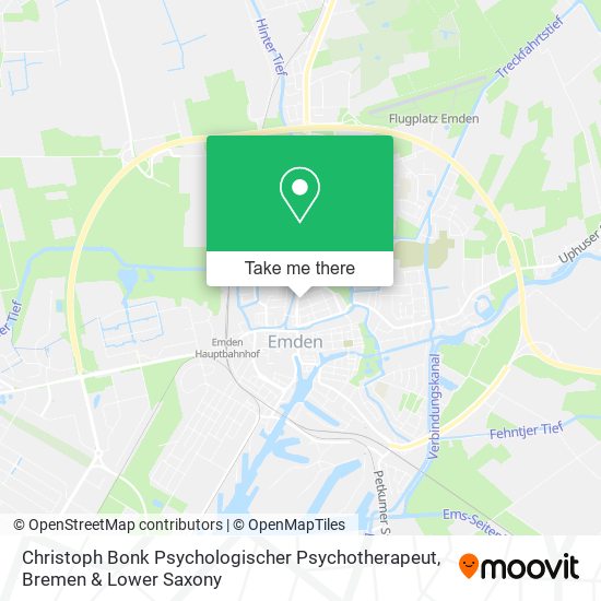 Christoph Bonk Psychologischer Psychotherapeut map