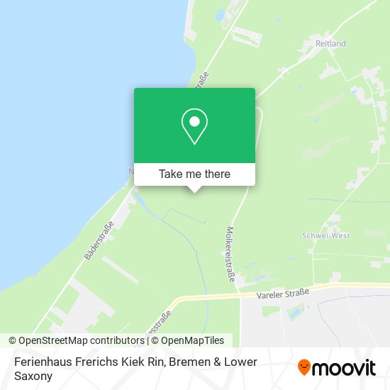 Ferienhaus Frerichs Kiek Rin map