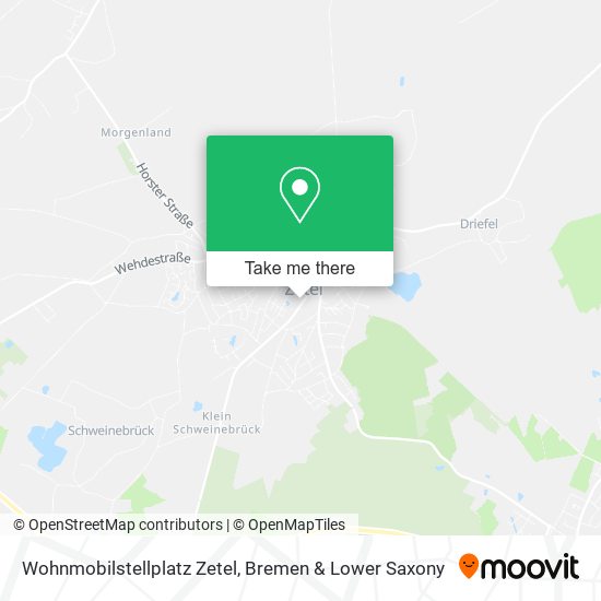 Wohnmobilstellplatz Zetel map