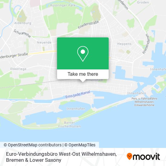 Euro-Verbindungsbüro West-Ost Wilhelmshaven map