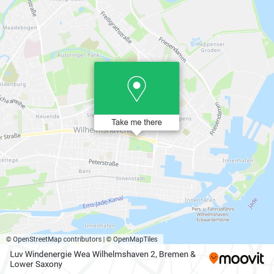 Luv Windenergie Wea Wilhelmshaven 2 map