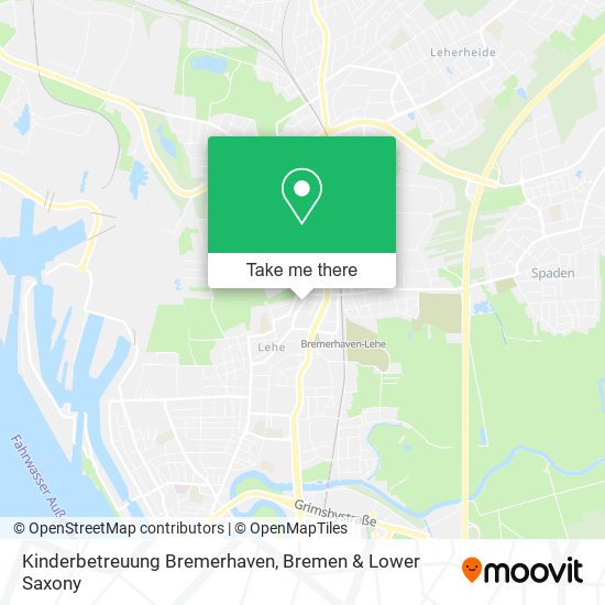 Kinderbetreuung Bremerhaven map