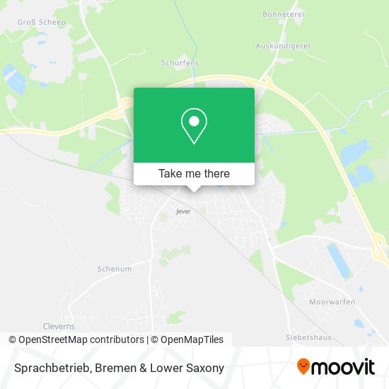 Sprachbetrieb map