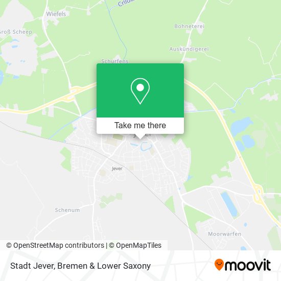 Stadt Jever map