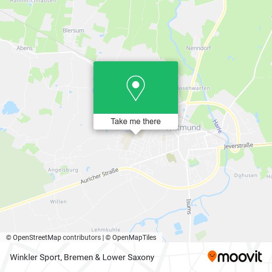 Winkler Sport map