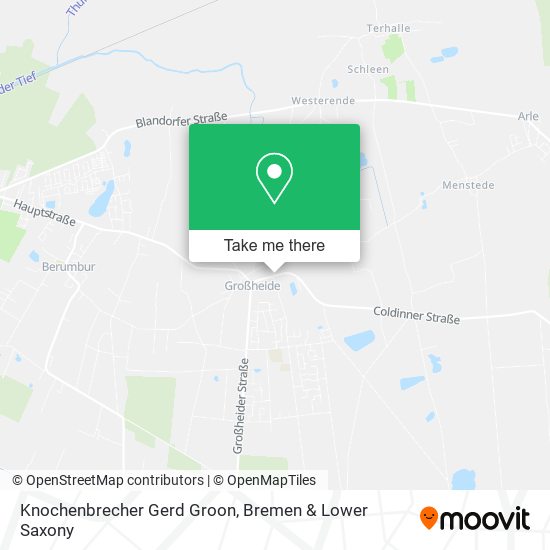 Knochenbrecher Gerd Groon map
