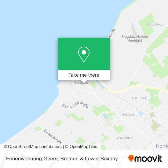 Ferienwohnung Geers map