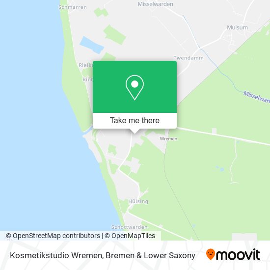 Kosmetikstudio Wremen map