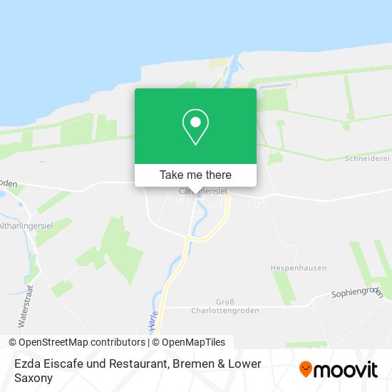 Ezda Eiscafe und Restaurant map