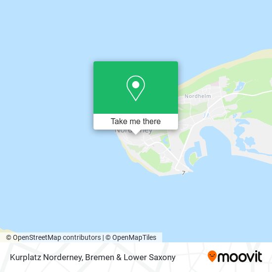 Kurplatz Norderney map