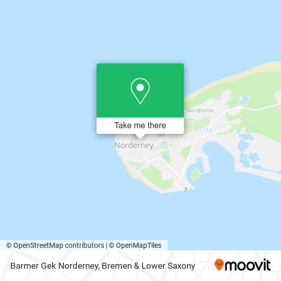 Barmer Gek Norderney map