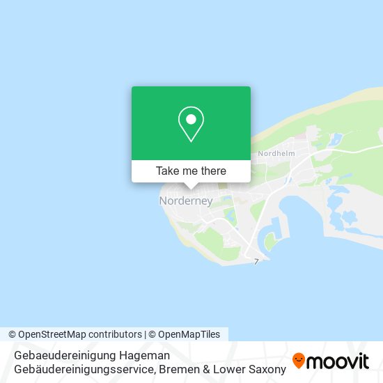 Карта Gebaeudereinigung Hageman Gebäudereinigungsservice