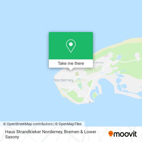 Карта Haus Strandkieker Norderney