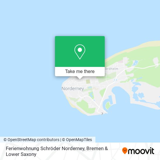 Карта Ferienwohnung Schröder Norderney