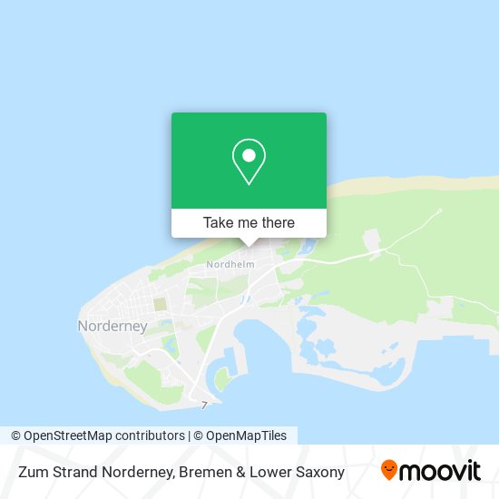 Zum Strand Norderney map