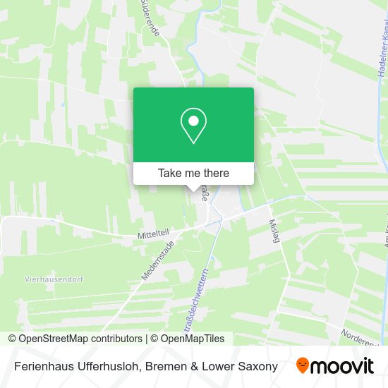 Ferienhaus Ufferhusloh map