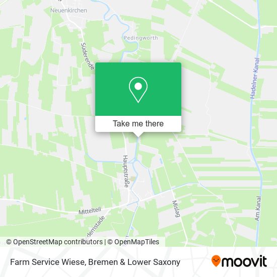 Farm Service Wiese map