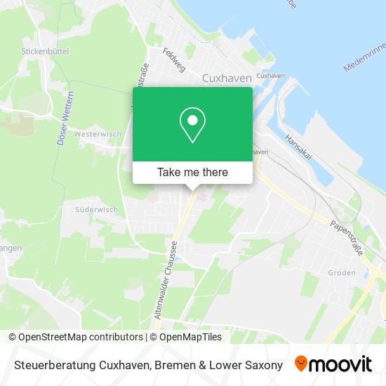 Steuerberatung Cuxhaven map