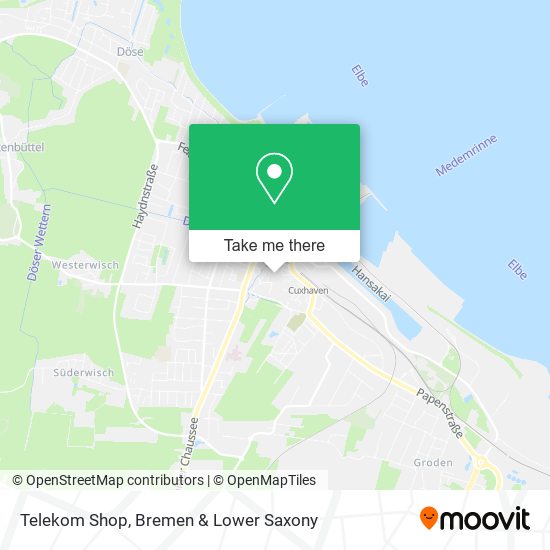 Telekom Shop map