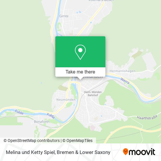 Melina und Ketty Spiel map