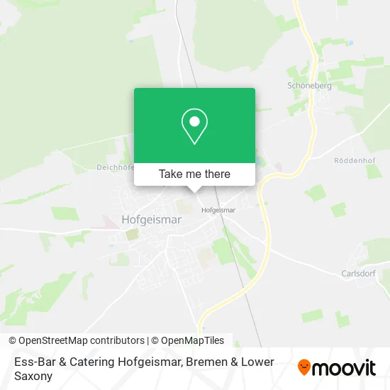 Карта Ess-Bar & Catering Hofgeismar