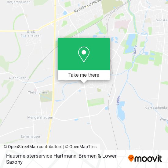 Hausmeisterservice Hartmann map