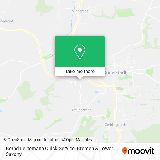 Bernd Leinemann Quick Service map