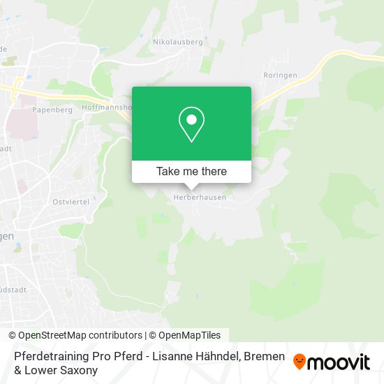 Pferdetraining Pro Pferd - Lisanne Hähndel map