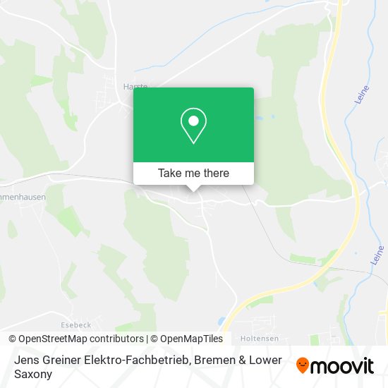 Jens Greiner Elektro-Fachbetrieb map