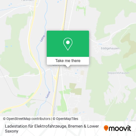Ladestation für Elektrofahrzeuge map