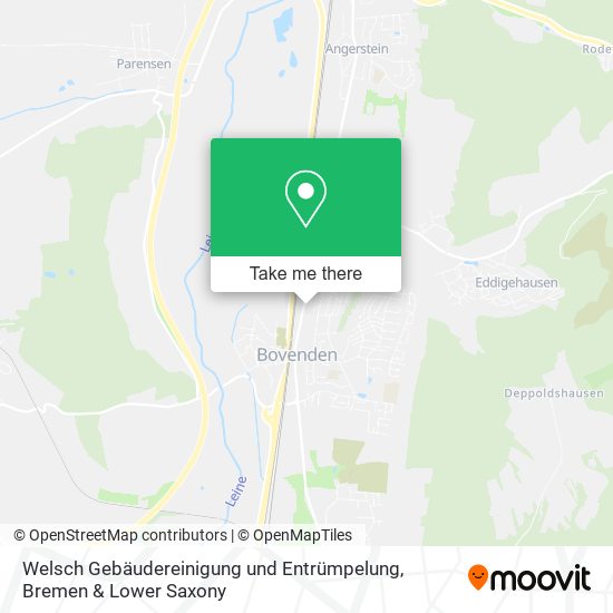 Welsch Gebäudereinigung und Entrümpelung map