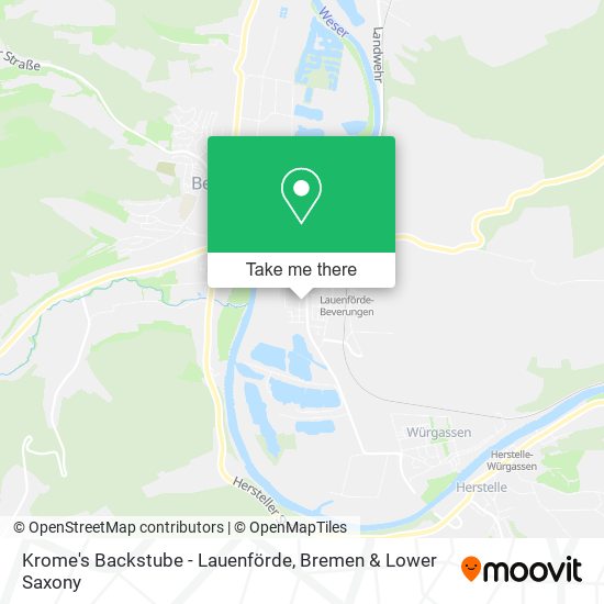 Krome's Backstube - Lauenförde map