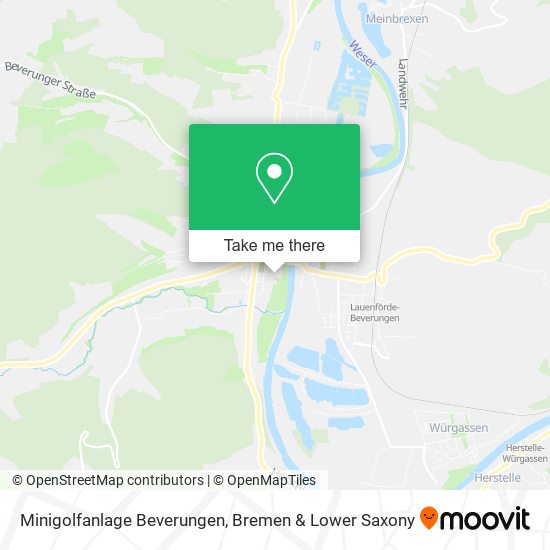 Minigolfanlage Beverungen map