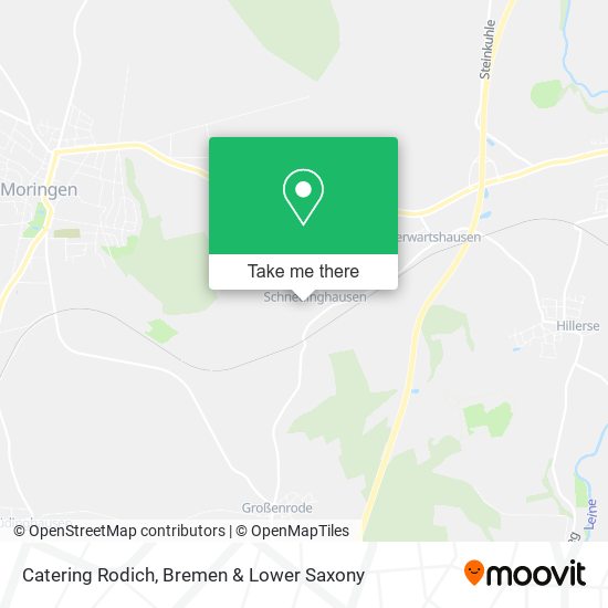Catering Rodich map