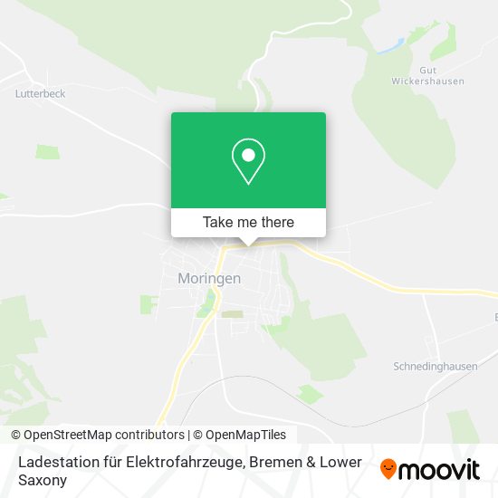 Ladestation für Elektrofahrzeuge map