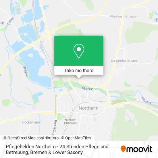 Pflegehelden Northeim - 24 Stunden Pflege und Betreuung map