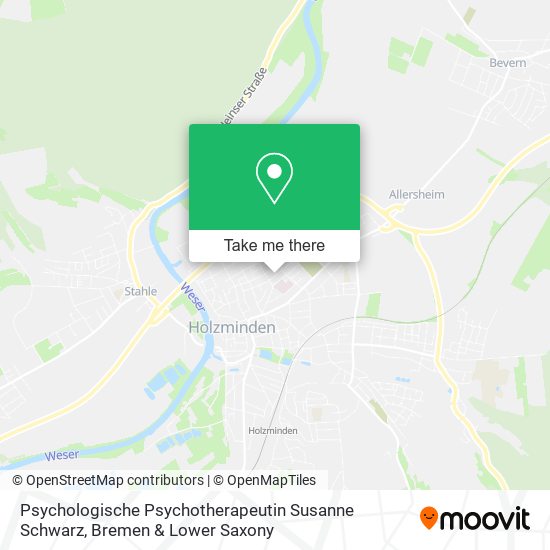 Psychologische Psychotherapeutin Susanne Schwarz map