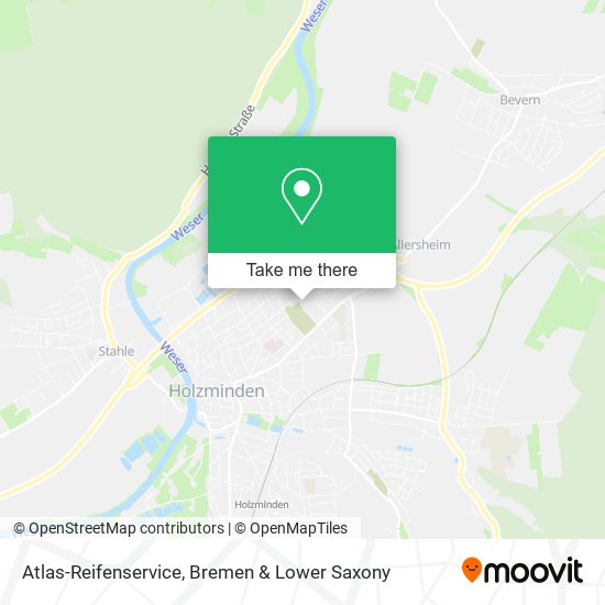 Atlas-Reifenservice map