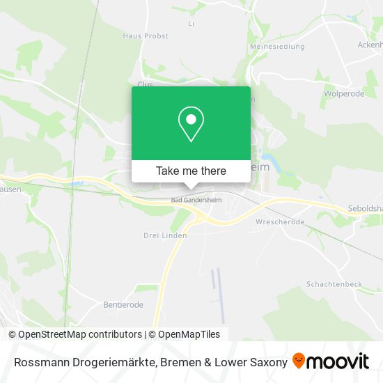 Rossmann Drogeriemärkte map