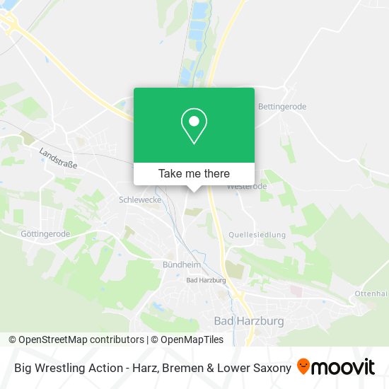 Big Wrestling Action - Harz map